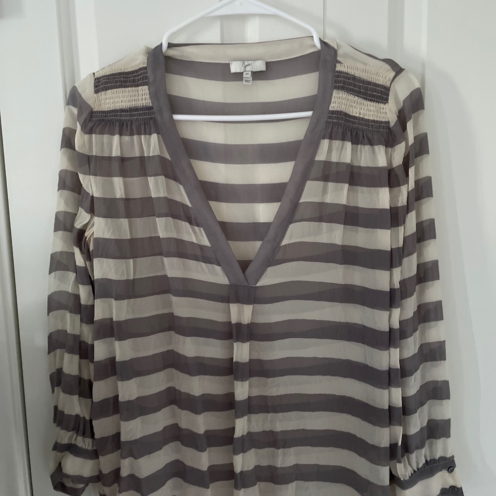 Joie silk long sleeve blouse shirt